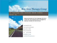 Tablet Screenshot of bayareatherapygroup.com